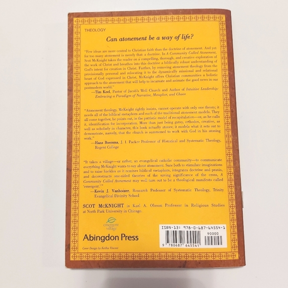 5 for $25- A Community Called Atonement by Scot McKnight (Theology) - Picture 2 of 13